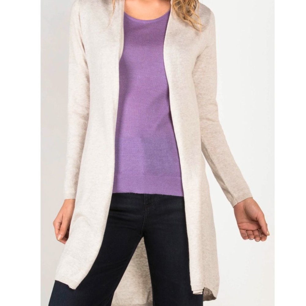 Indigenous Organic Cotton Essential Knit Cardigan
